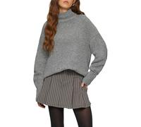 Longpullover aus Bouclé - Strick XS grau 2158427.9400.XS