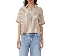 s.Oliver Damen Baumwollbluse QS mit aufgesetzten Taschen Altrosa Größe 40