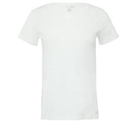 s.Oliver QS T-Shirt 2163612 Baumwolle Crew-Hals Weiß S