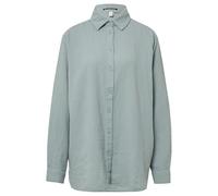 QS Damen 2165941 Bluse Langarm, salbeigrün, 38 cm