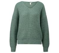 Strickpullover QS, Damen, Gr. S, grün (petrol), Obermaterial: 88% Polyacryl, 12% Polyester, casual, Pullover (74799839-S) petrol