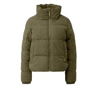 Steppjacke QS, Damen, Gr. XL, olive, Cord, Obermaterial: 100% Polyester. Futter: 100% Polyester, unifarben, gerade hüftlang, Rundhals, elastischer Bund, Jacken, kurz, aus Cord und mit Stehkragen (7212