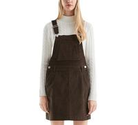 QS Damen 2172479 Latzrock Aus Cord, 8947_braun, 44 EU