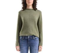 QS Damen 2174455 Pullover Langarm, Grey/Black, S
