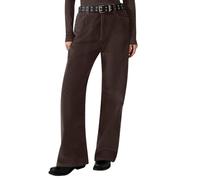QS Damen Hose - Cord, Wide Leg, 5-Pocket