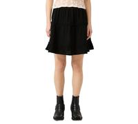 Kurzer Musselin-Rock 36 schwarz 2181308.9999.36