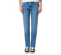 QS Damen/Slim Fit Mid Rise Jeans Hose Catie Straight Leg, 53z7_blau, 36 EU