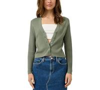 Gerippte Strickjacke aus Viskosemix L olive 2175149.7927.L