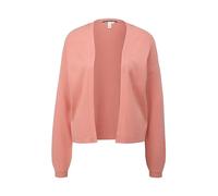 QS Damen Strickjacke mit Schalkragen, Locker, Langarm, Rippung, Einfarbig, 2108, Frühling/Herbst