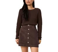 QS Damen Strickpullover - Regular Fit, Raglanärmel, Rollsaum