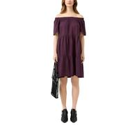 Viskosemix-Kleid mit Carmenausschnitt 42 rot 2181030.4923.42