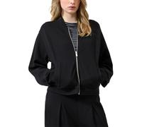 QS Damen Sweatshirt - Regular Fit, Reißverschluss, Paspeltaschen