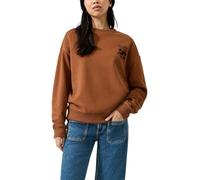 QS Damen Sweatshirt - Relaxed Fit, kuschelig gebürstet