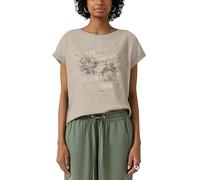 Oversize-Shirt mit Frontprint XS beige 2175261.81D3.XS