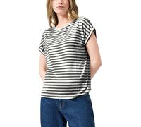 QS Damen T-Shirt 2175388 Grey/Black XXL