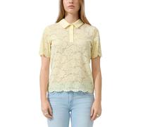 QS Damen T-Shirt - Regular Fit, Spitze, Kurzarm