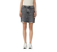 QS Denimrock mit offenem Saum Graphit 42