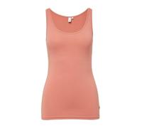 QS Elastisches Tanktop im Slim Fit Papaya XL
