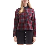 Flanell-Karobluse mit Cordkragen 40 rot|mehrfarbig 2171219.39N0.40