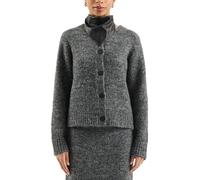 QS Flauschige Strickjacke