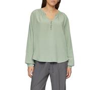 QS Fließende Viskose-Bluse mit Raffung