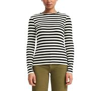 QS Geripptes Longsleeve im Slim Fit