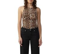 Geripptes Tanktop mit All-over-Print XS creme 2165274.02A6.XS