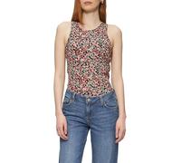 Geripptes Tanktop mit All-over-Print S mehrfarbig|schwarz 2165274.99A3.S