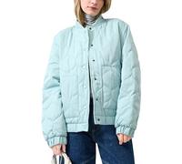 Steppjacke QS, Damen, Gr. M (38), sage grün, Web, Obermaterial: 100% Polyester. Futter: 100% Polyester, unifarben, normal hüftbedeckend, Rundhals, elastischer Bund, Jacken Steppjacke, im Blouson-Style