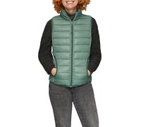 Gesteppte Weste mit Stehkragen M Blau