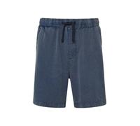 QS Gewaschene Shorts aus Strukturware