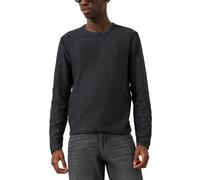 QS by s.Oliver Gewaschener Strickpullover mit Rollsaum für Herren Schwarz Größe S