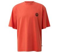 Q/S designed by - Gewaschenes T-Shirt im Relaxed Fit orange - Gr. - S