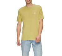 QS Gewaschenes T-Shirt mit Front- und Rückenprint