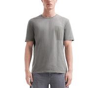 Gewaschenes T-Shirt mit Kontrast-Detail XXL olive 2171867.7981.XXL