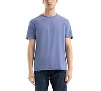 Gewaschenes T-Shirt mit Rollkante XXL blau 2169793.5529.XXL