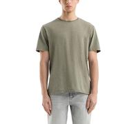 Gewaschenes T-Shirt mit Rollkante M olive 2169793.7928.M