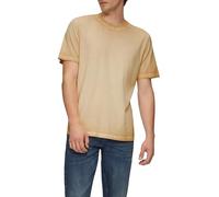 Gewaschenes T-Shirt mit Rundhalsausschnitt L gelb 2149318.1602.L