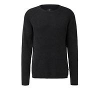 Grobstrickpullover mit Wascheffekt und Rollkante XL schwarz 2170367.9999.XL
