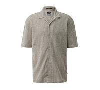 Resort Fit: Hemd mit Struktur L beige|schwarz 2179509.96H0.L