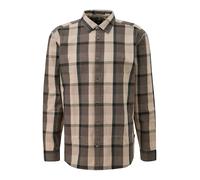 qs - Hemd braun|beige - Gr. - S