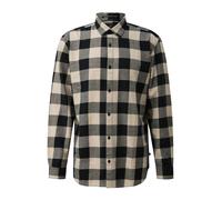 qs - Hemd braun/beige - Gr. - XXL