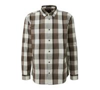 qs - Hemd braun|creme - Gr. - M