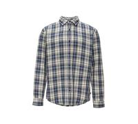 s.Oliver Herren 2149612 Hemd Langarm kariert, 05N0 Weiß, L