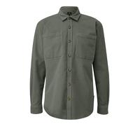QS Herren 2170384 Cordhemd, Green, L