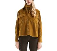 Cord-Overshirt mit Brusttaschen 36 gelb 2172456.8504.36