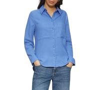 QS Hemdbluse aus Flanell mit aufgesetzten Taschen