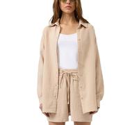 s.Oliver Hemdbluse aus Musselin beige Größe 42