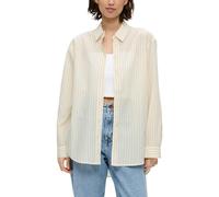 QS - Bluse weiß|orange - Gr. - 38