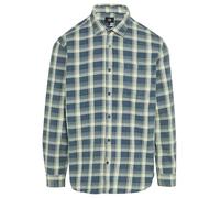 Regular Fit: Gewaschenes Flanell-Hemd mit Karo-Muster XL blau 2153013.59N0.XL